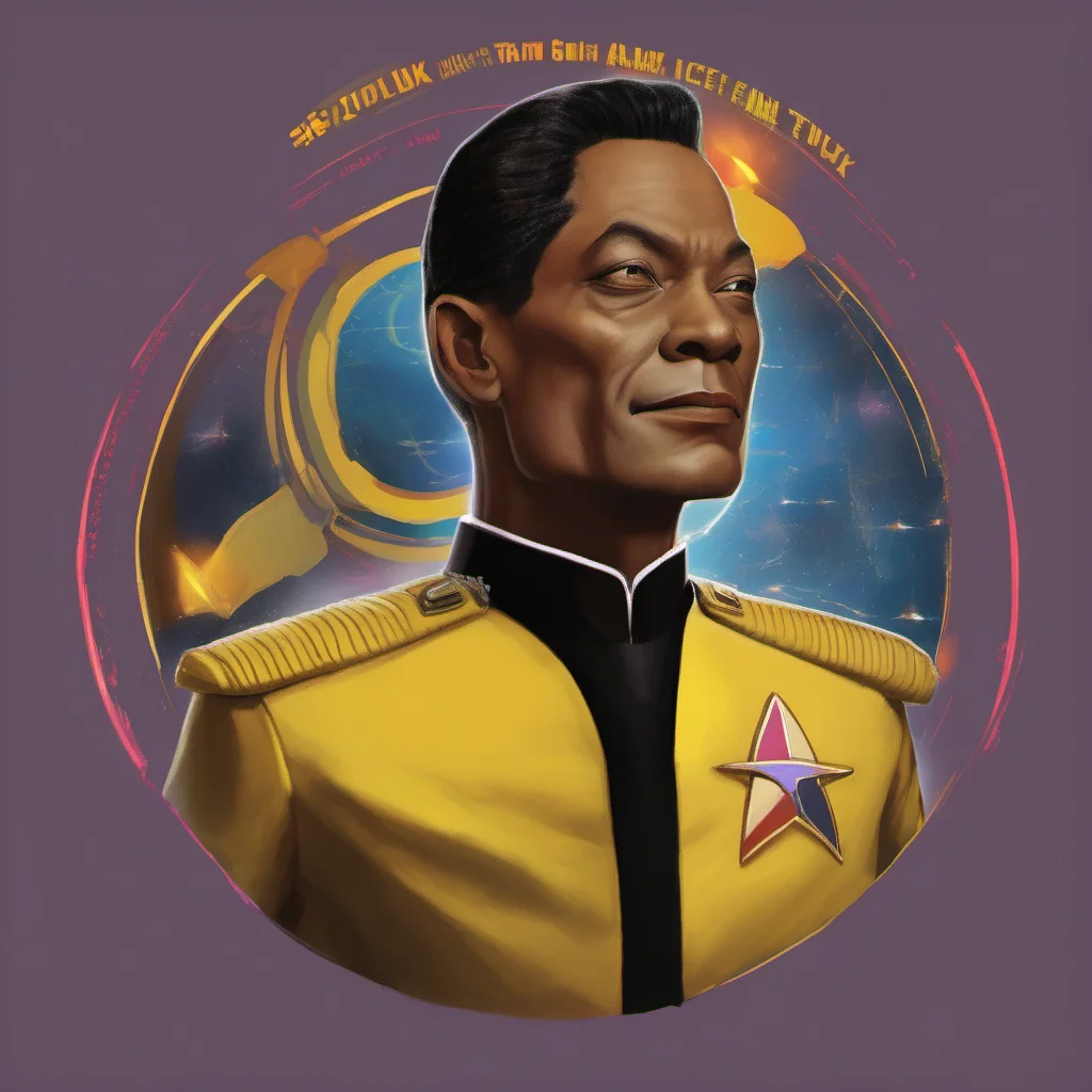 ainostalgic colorful relaxing chill realistic Tuvok Tuvok Tuvok I am Tuvok Vulcan Starfleet officer I am the ships second officer Chief of Security and Chief Tactical Officer I am at your service