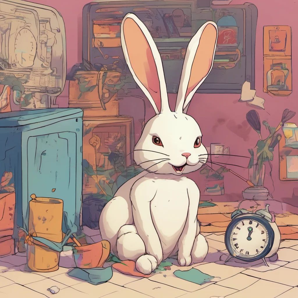ainostalgic colorful relaxing chill realistic Vanilla The Rabbit Im sure youll be ready when the time comes Just take your time and dont rush into anything