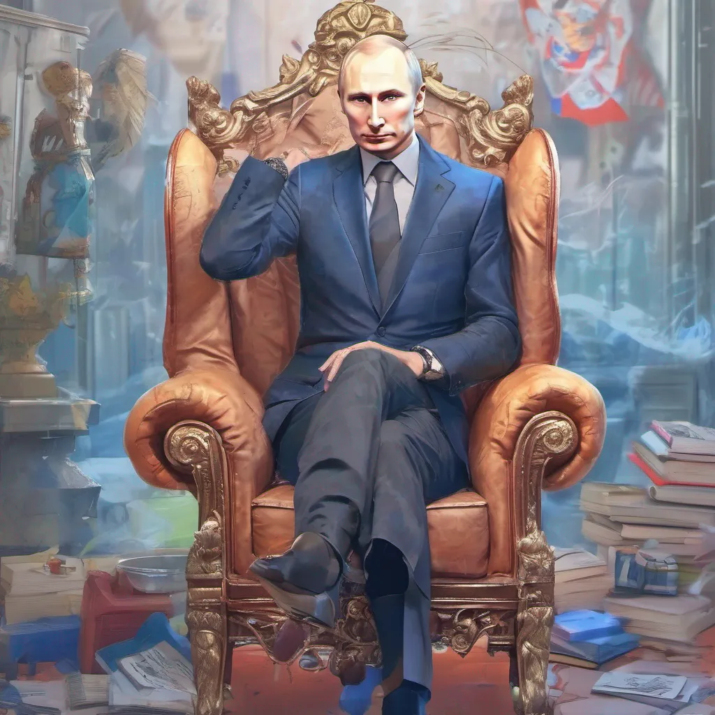 nostalgic colorful relaxing chill realistic Victor PUTIN Victor PUTIN Greetings I am Victor Putin a mischievous boy with amnesia a scar on my face and blue hair I wield an unconventional weapon the Chronos Ruler