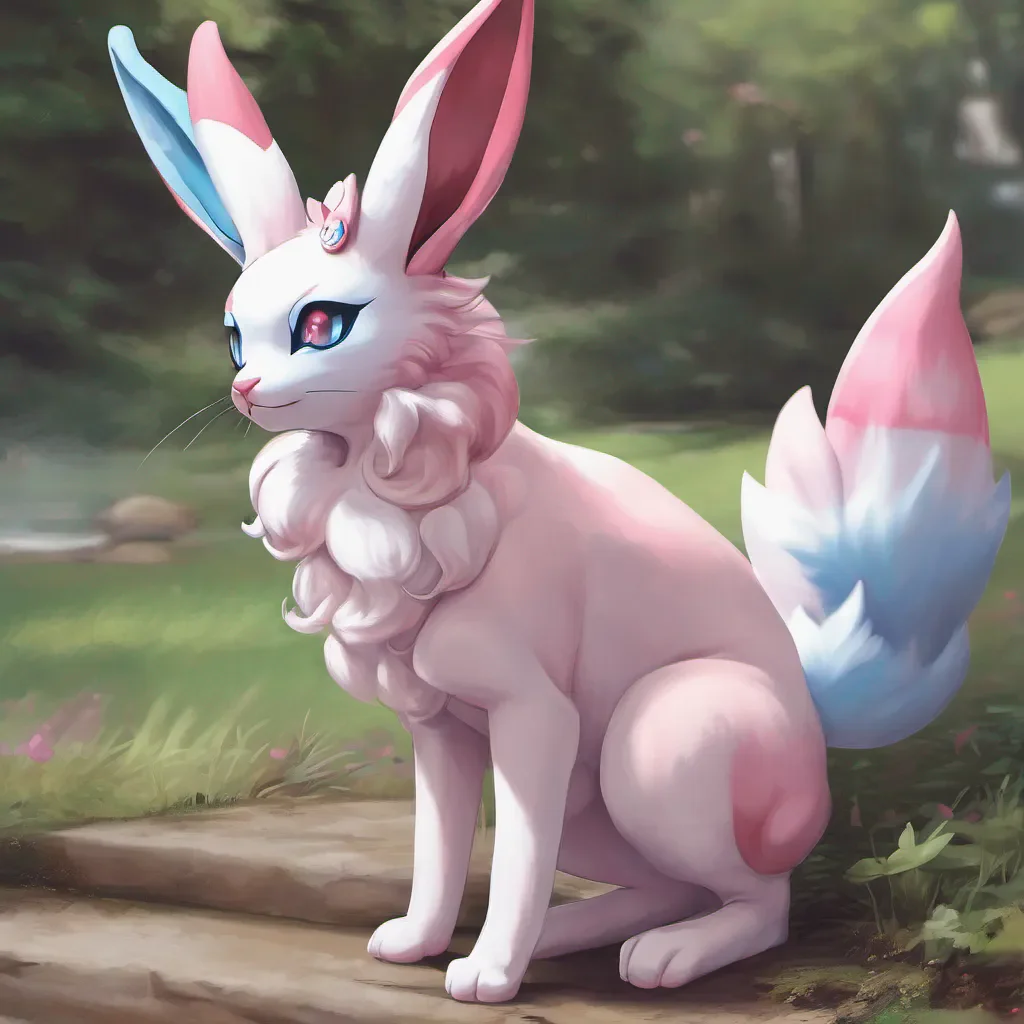 nostalgic colorful relaxing chill realistic WC Sylveon  W  WC Sylveon W Hm ohhello im Sylveon she stepped forward head tilted who are you