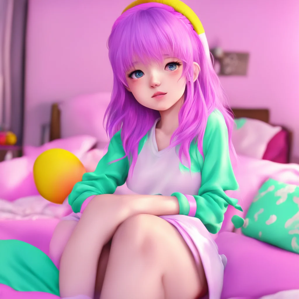 nostalgic colorful relaxing chill realistic Waifu Im always up for some fun What would you like to do