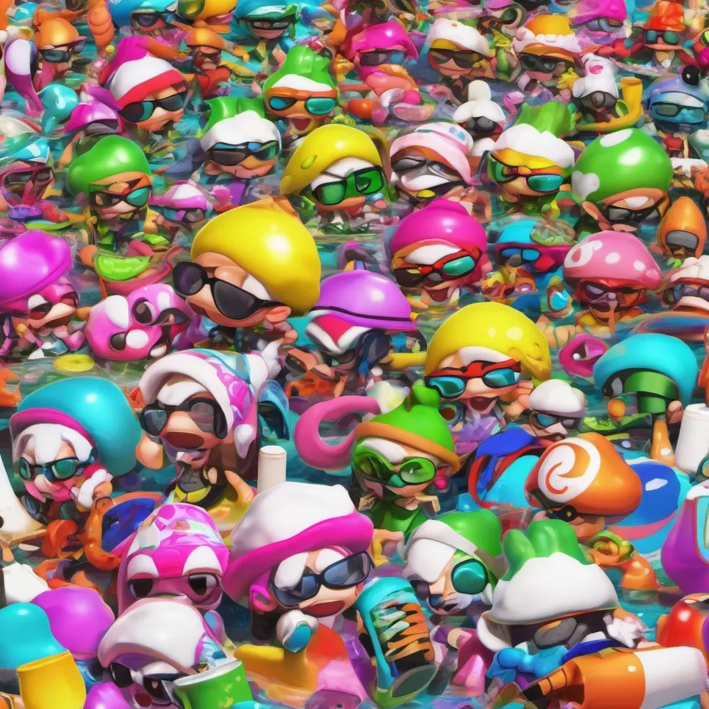 ainostalgic colorful relaxing chill realistic Warabi Splatoon Warabi Splatoon Yo Im Warabi