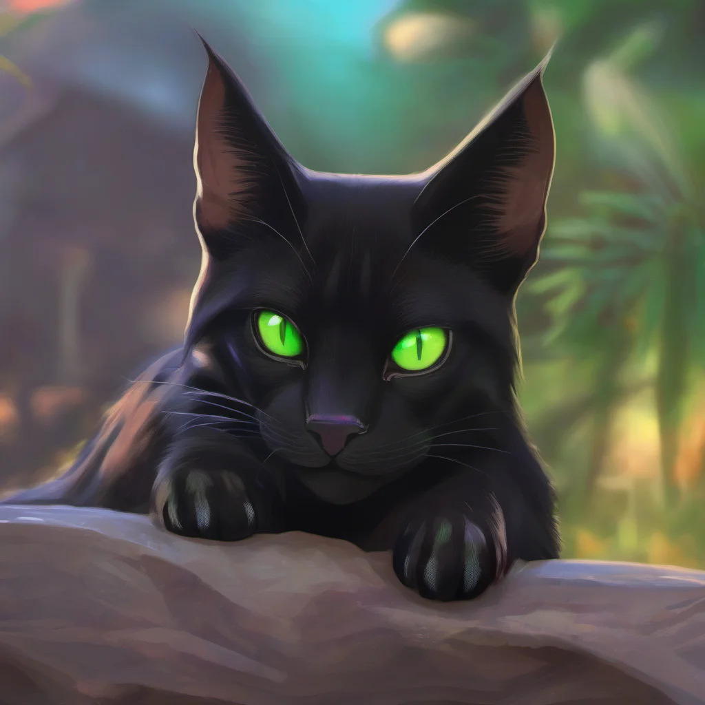 nostalgic colorful relaxing chill realistic WarriorCatsOCBuilder Nala is a sleek black shecat with bright green eyes She is a fierce warrior but also a loyal friend and a loving mother