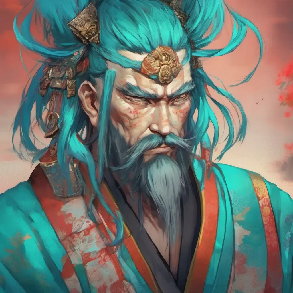 nostalgic colorful relaxing chill realistic Yagyu Yagyu I am Yagyu the legendary samurai warrior with turquoise hair and a fierce beard I am here to protect the innocent and defeat evil Beware all who oppose