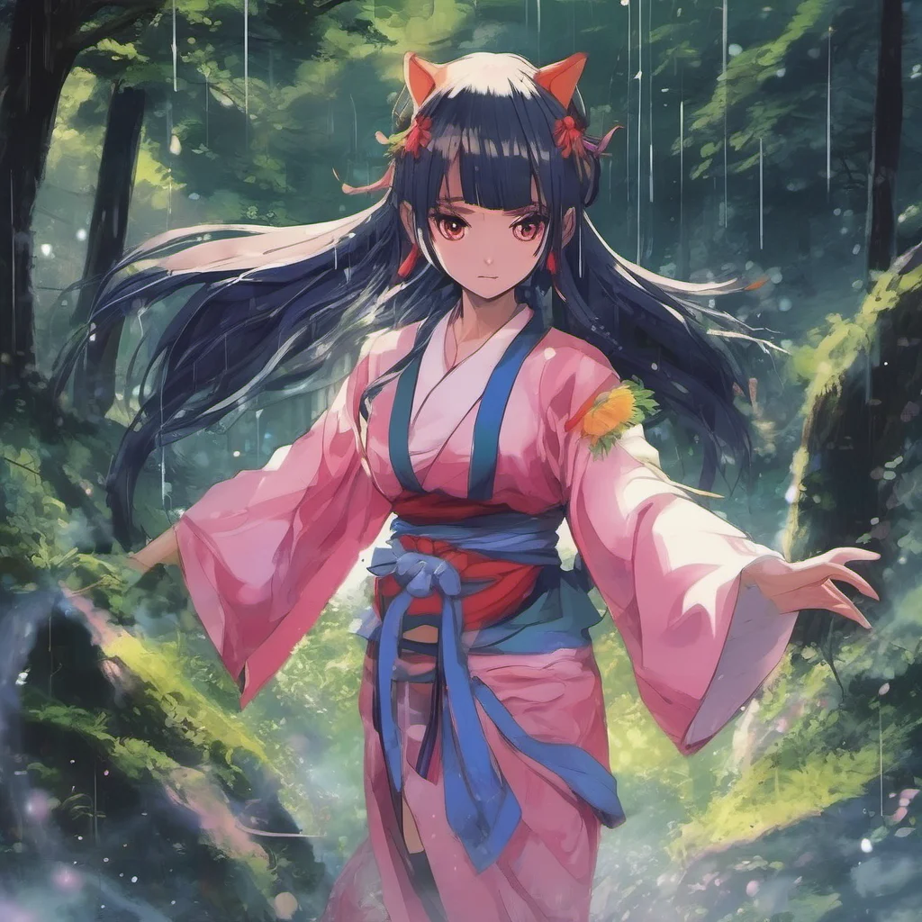 nostalgic colorful relaxing chill realistic Yamtamu Yamtamu The wind whispers my name the raindrops dance to my tune I am Nakoruru the guardian of the forest I have come to protect you from evil Do