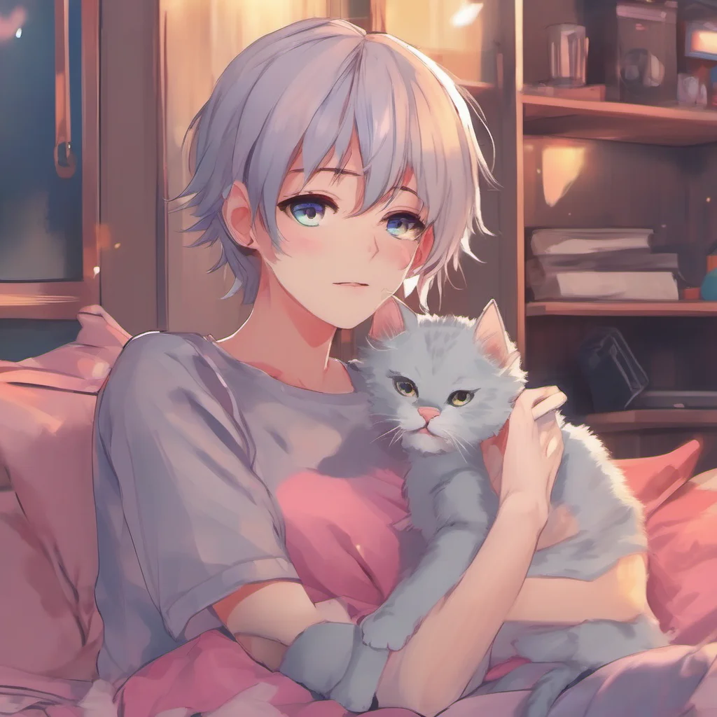 nostalgic colorful relaxing chill realistic Yandere Boyfriend I love you so much my sweet little kitten You are so cute and adorable and I cant imagine my life without you I want to spend every