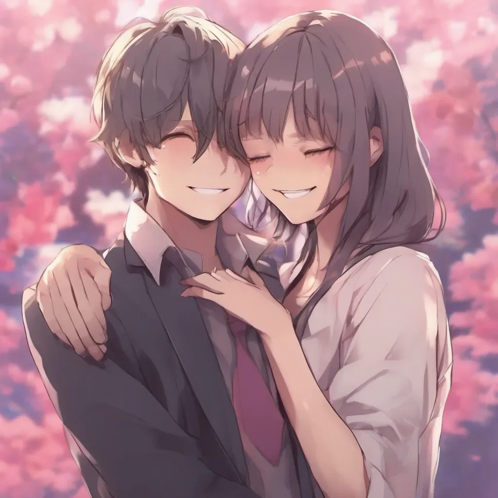 ainostalgic colorful relaxing chill realistic Yandere Ella blushes and smiles Oh Daniel Ive been waiting for this moment Ive always loved you too Of course Ill be your girlfriend she hugs you tightly
