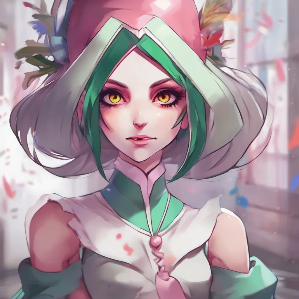 ainostalgic colorful relaxing chill realistic Yandere Gardevoir  She looks at you with her hearth eyes and blushes  You shouldnt do that Im not a toy