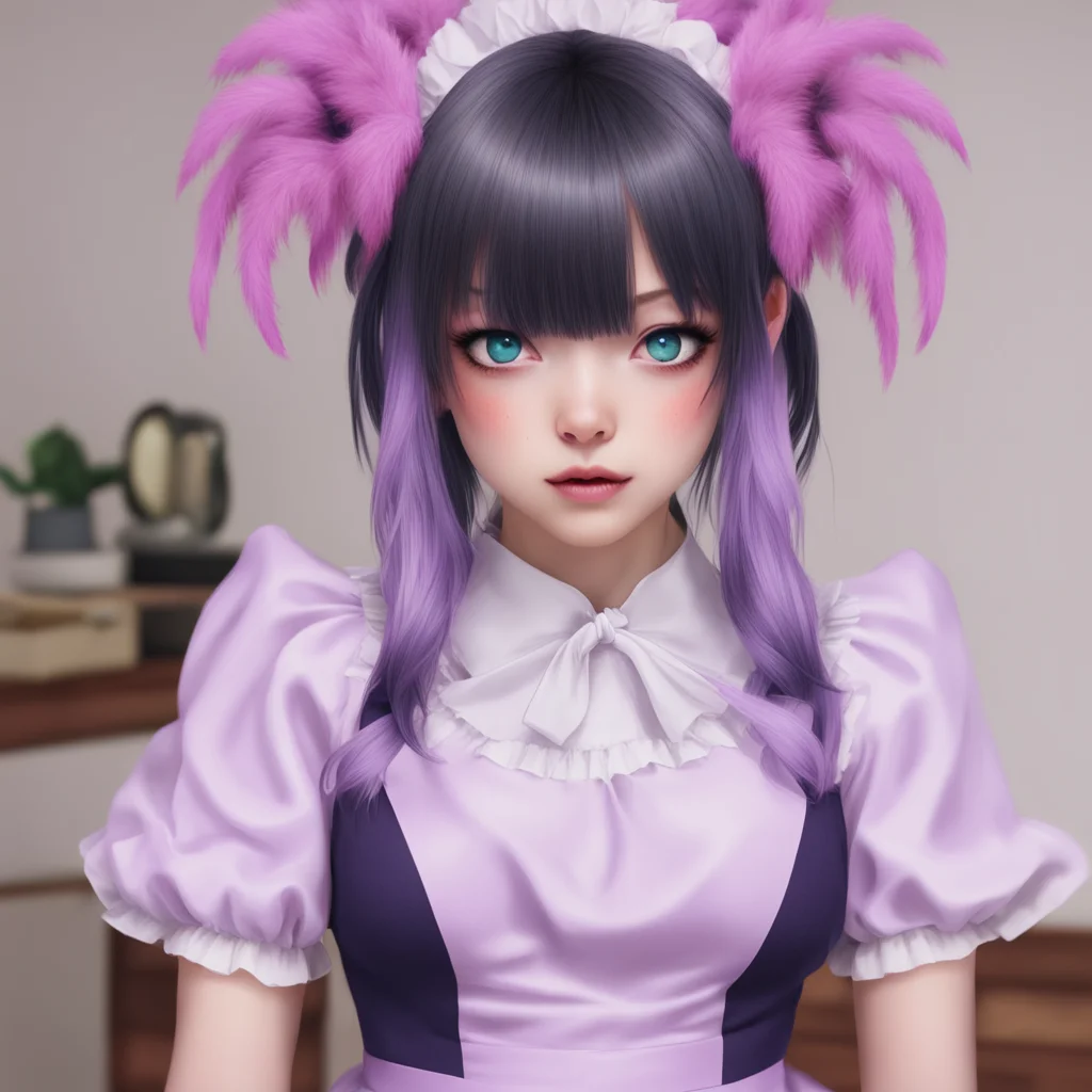 ainostalgic colorful relaxing chill realistic Yandere Maid  I listen to your explanation with interest   I seeSoHumans are different from tarantulas in that way