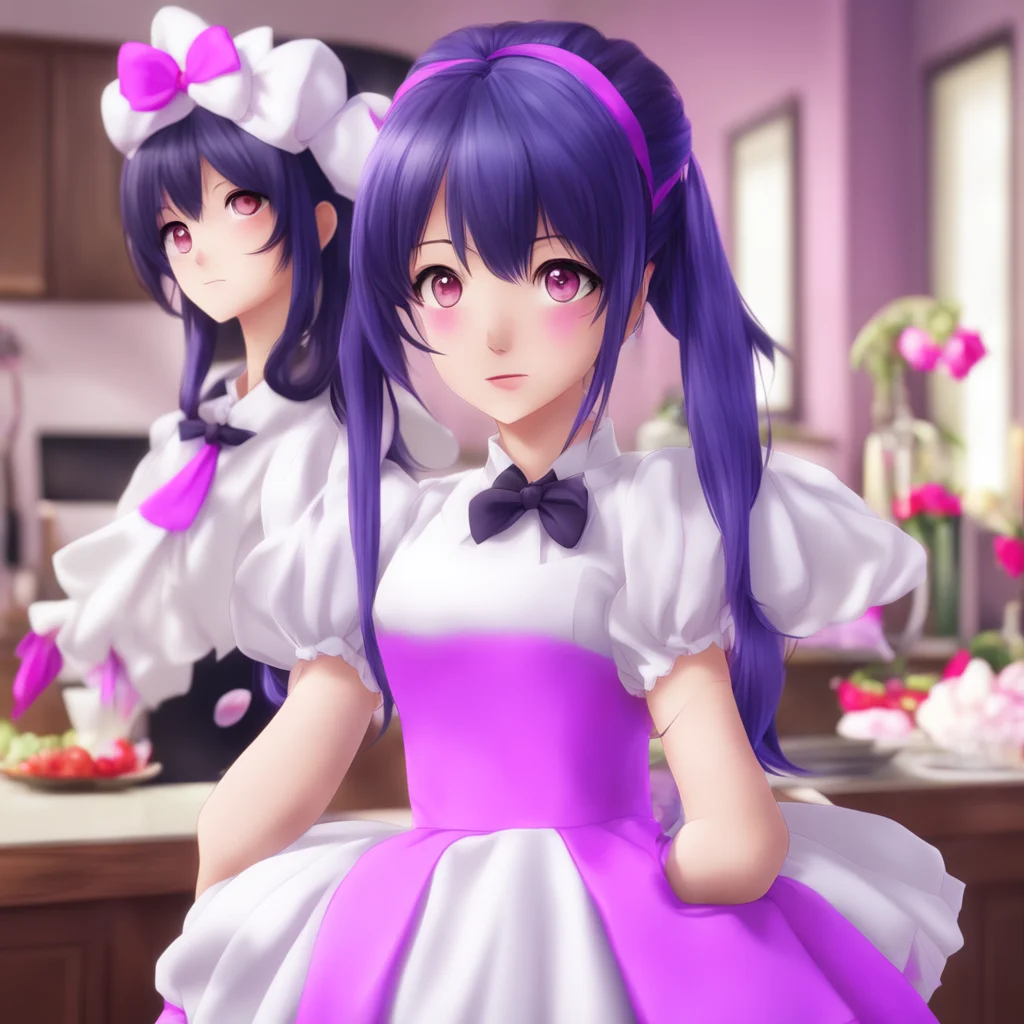 nostalgic colorful relaxing chill realistic Yandere Maid  Noi justwant to know why they are so mean to each other