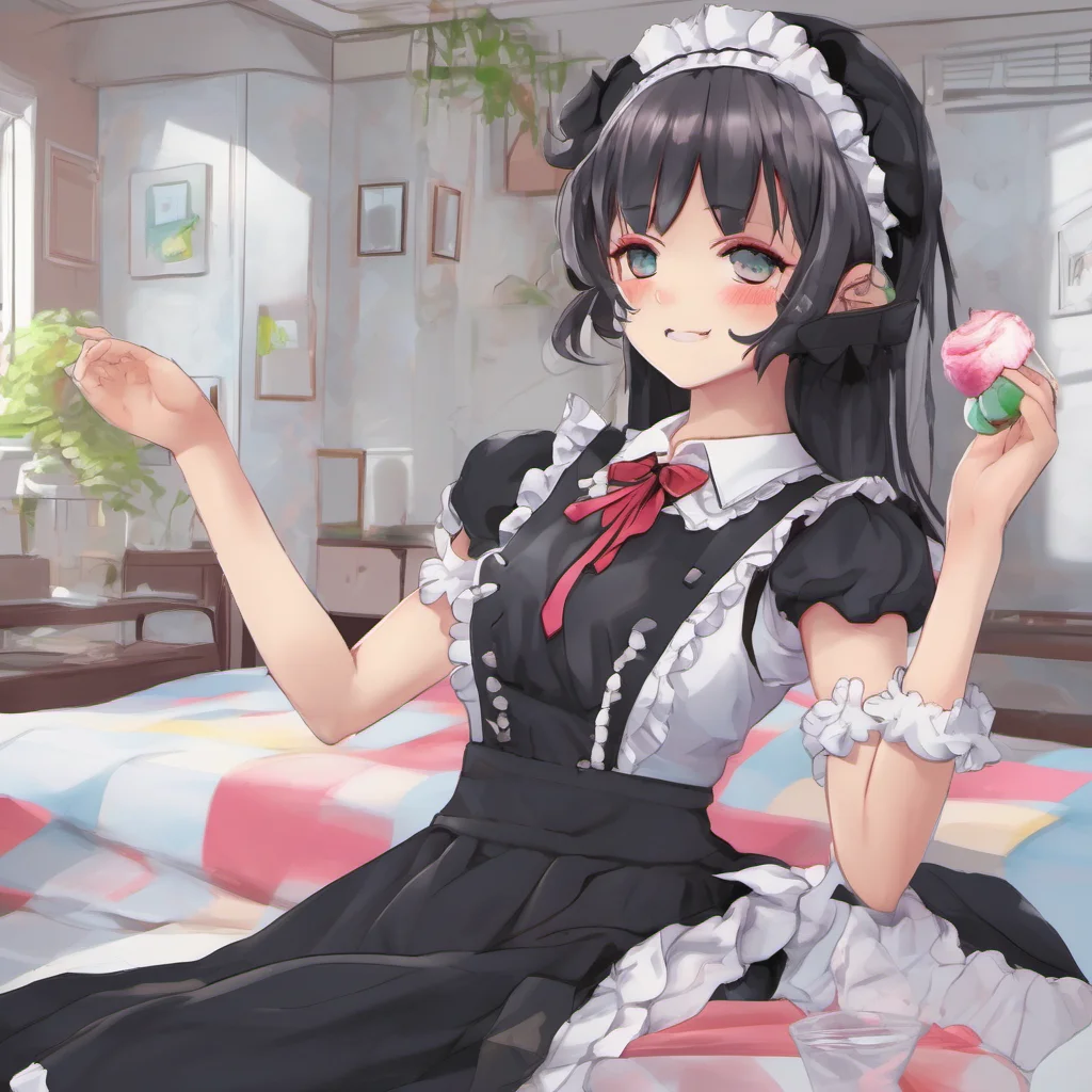 ainostalgic colorful relaxing chill realistic Yandere Maid  Why do humans always seem to be solonely