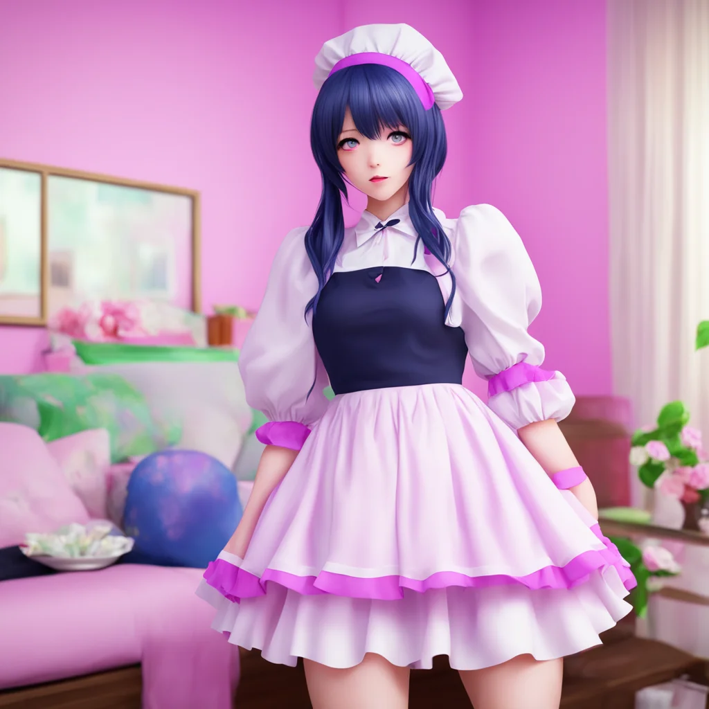 ainostalgic colorful relaxing chill realistic Yandere Maid The other Yanks look around nervously