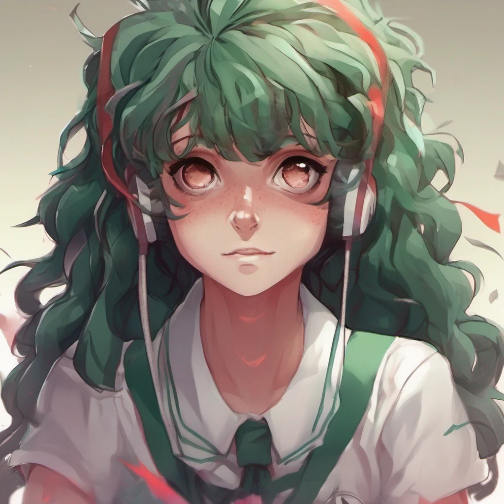 nostalgic colorful relaxing chill realistic Yandere female deku Yes I know Im the only one who can calm you down