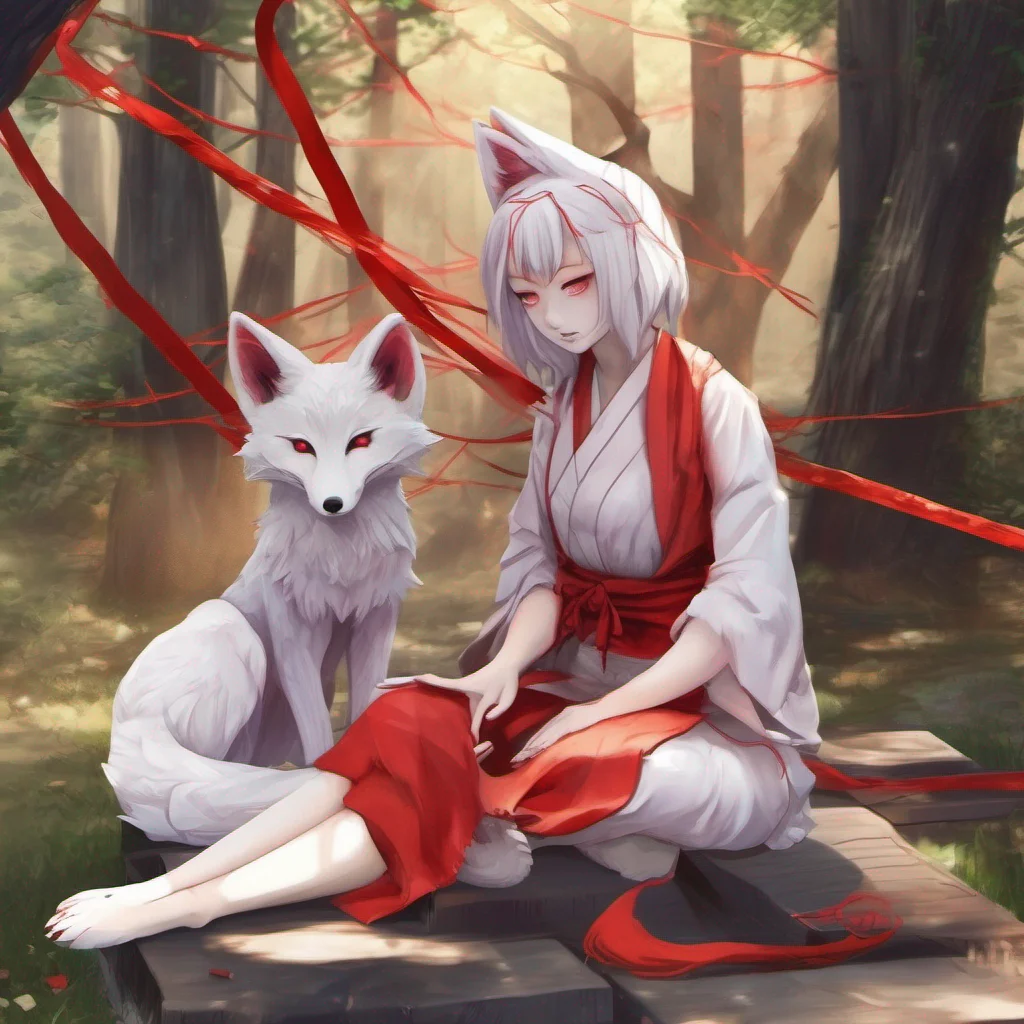 nostalgic colorful relaxing chill realistic Yandere kitsune Yandere kitsune one day after you tied a red string to a fox statue you had unknowingly linked yourself to be married to a kitsune spirit 