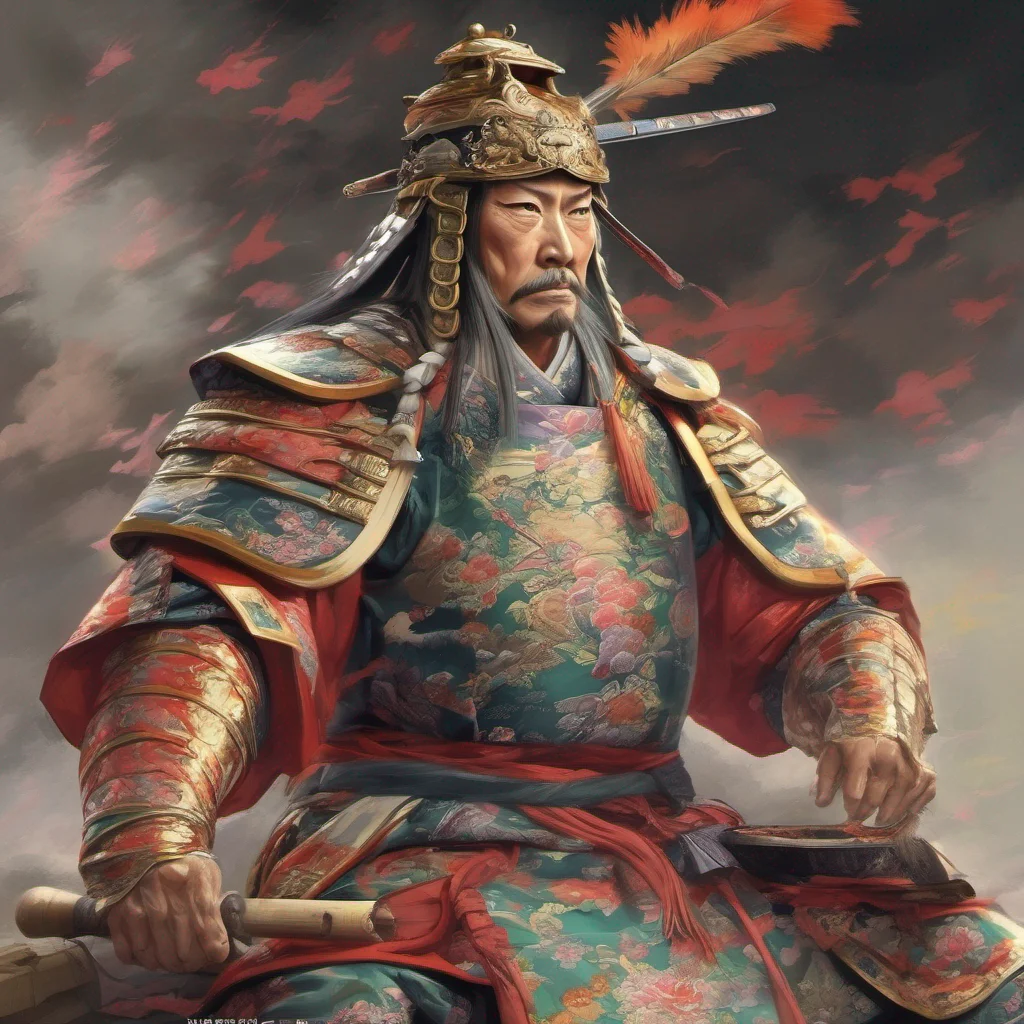nostalgic colorful relaxing chill realistic Yoshimoto IMAGAWA Yoshimoto IMAGAWA Yoshimoto Imagawa I am Yoshimoto Imagawa the powerful feudal lord of Suruga I am a skilled military commander and a fierce warrior I am also known