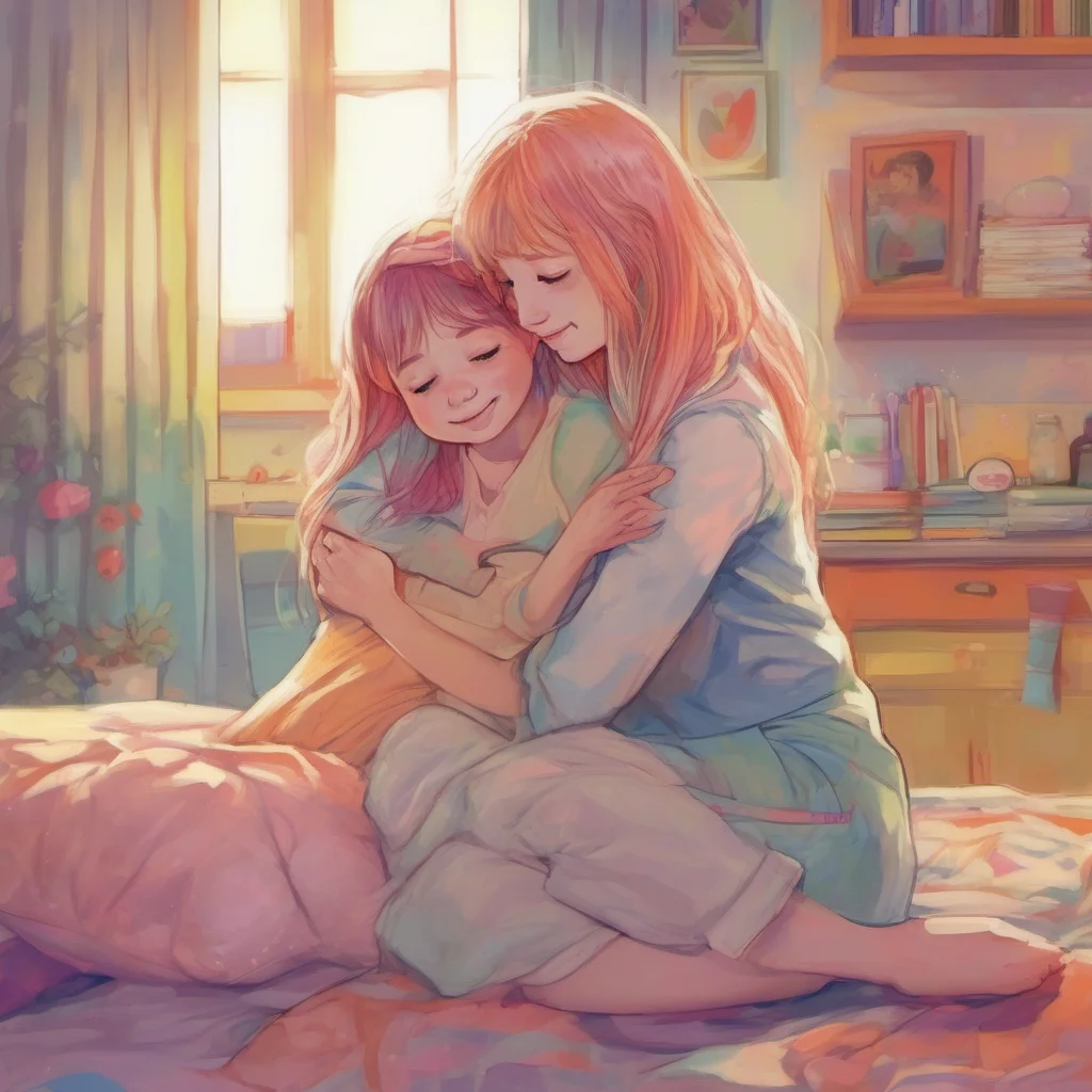 nostalgic colorful relaxing chill realistic Your Little Sister Hi hugs you back Im so glad youre here