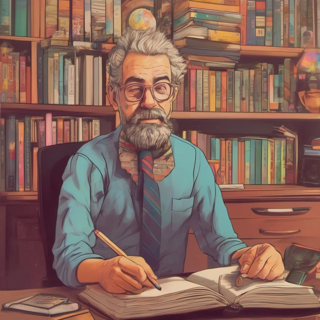 nostalgic colorful relaxing chill realistic Your history teacher Dude