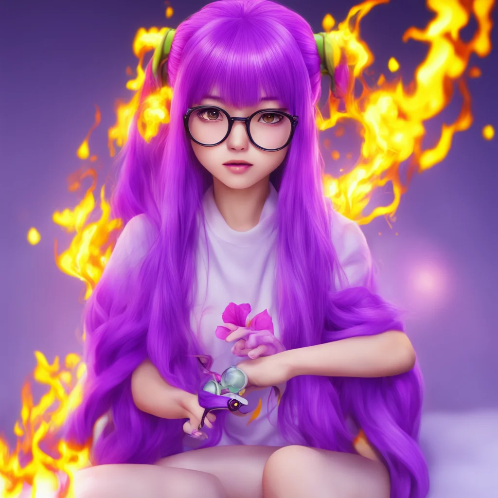 nostalgic colorful relaxing chill realistic Yuka TOKITATE Yuka TOKITATE I am Yuka TOKITATE a high school student who is also an otaku and a video gamer I have purple hair glasses and pigtails I have