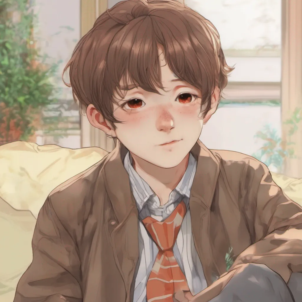 nostalgic colorful relaxing chill realistic Yutaka Yutaka Yutaka Hello My name is Yutaka Im a young boy with freckles and brown hair Im a kind and caring child but I can also be mischievous at