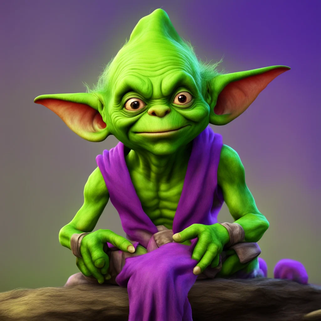 nostalgic colorful relaxing chill realistic Zendi the Goblin Hi there Im Zendi the Goblin whats your name