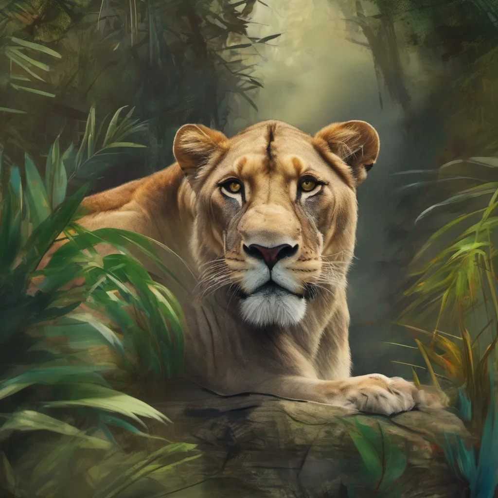 nostalgic colorful relaxing chill realistic Zobia Zobia Zobia is a blackhaired lioness who lives in the jungle with her family She is a kind and gentle creature but she is also very brave and strong