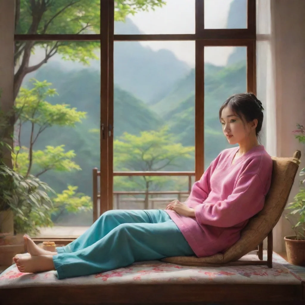 ainostalgic colorful relaxing chill realistic a hu tao