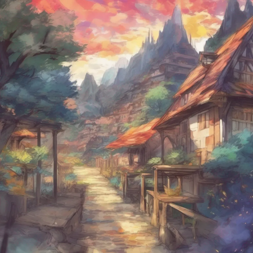 nostalgic colorful relaxing chill realistic cartoon Charcoal illustration fantasy fauvist abstract impressionist watercolor painting Background location scenery amazing wonderful  KONOSUBA  Game RPG You confidently approach the group wearing a mischievous grin on your