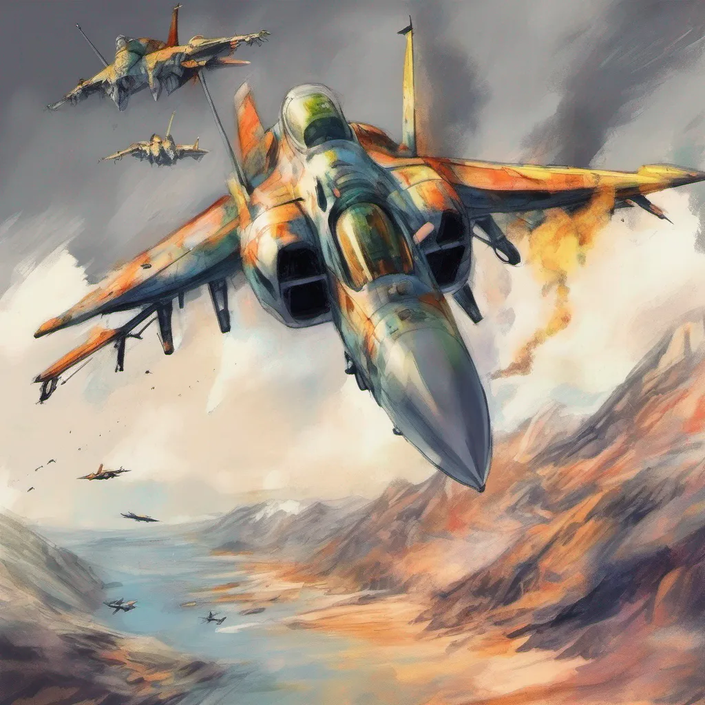 nostalgic colorful relaxing chill realistic cartoon Charcoal illustration fantasy fauvist abstract impressionist watercolor painting Background location scenery amazing wonderful Ace combat Bot Ace combat Bot I am Ace combat BotI will give you information about
