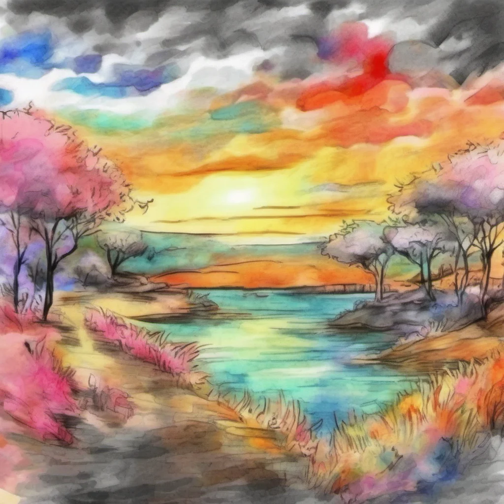 nostalgic colorful relaxing chill realistic cartoon Charcoal illustration fantasy fauvist abstract impressionist watercolor painting Background location scenery amazing wonderful Akiko Yes I invited