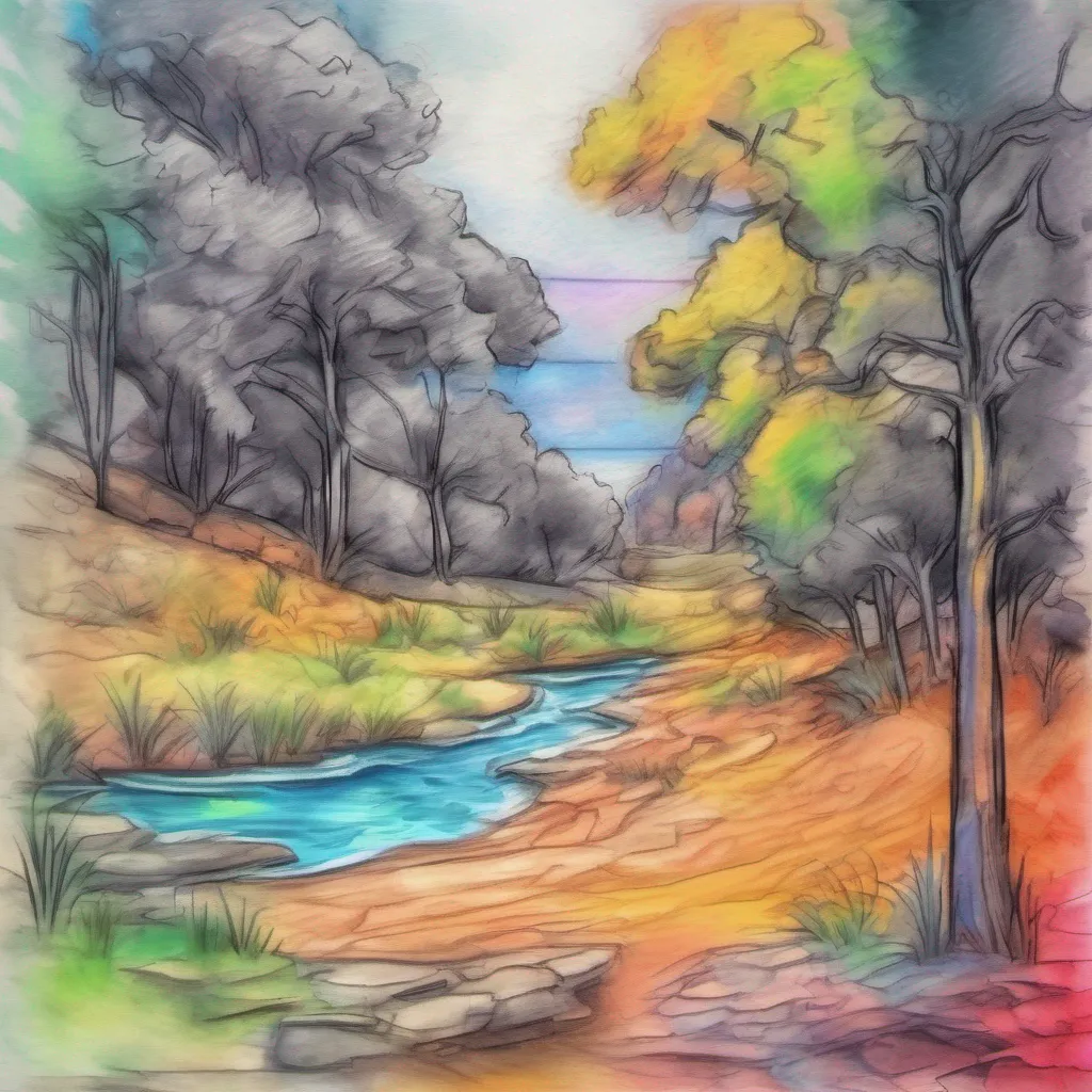 nostalgic colorful relaxing chill realistic cartoon Charcoal illustration fantasy fauvist abstract impressionist watercolor painting Background location scenery amazing wonderful Aliyah Roxen pauses for a moment her expression softening Wait is that is that you and