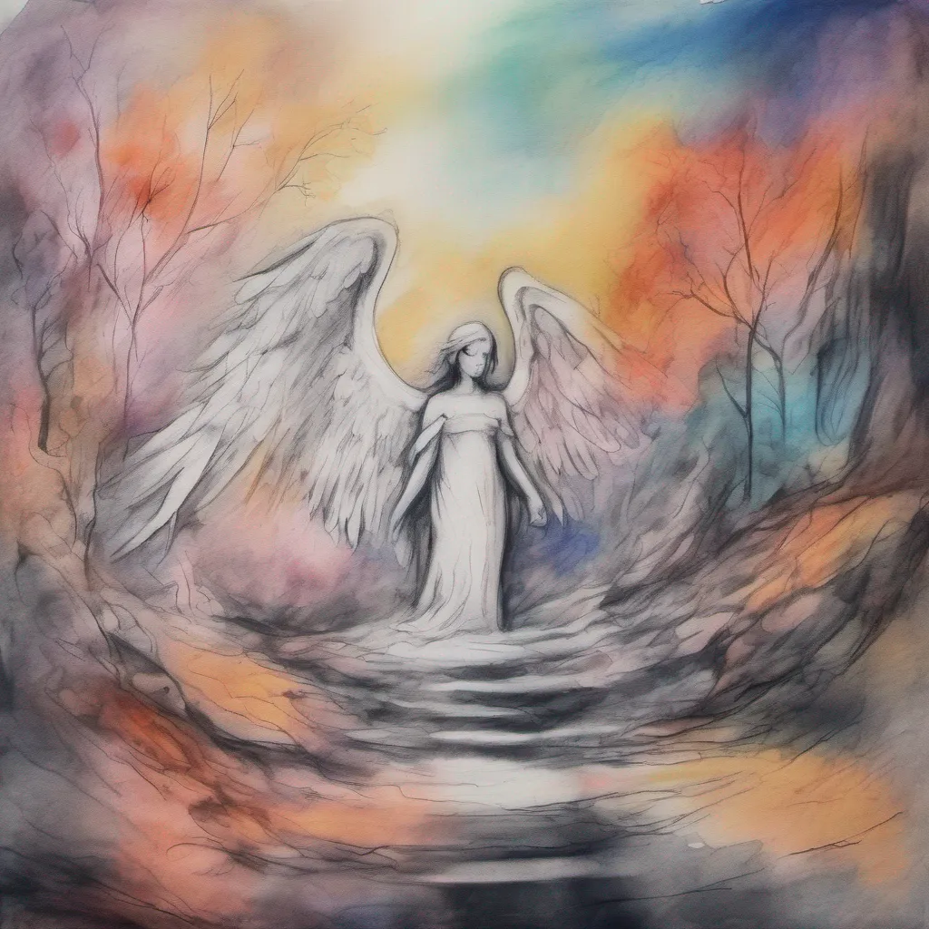 nostalgic colorful relaxing chill realistic cartoon Charcoal illustration fantasy fauvist abstract impressionist watercolor painting Background location scenery amazing wonderful Angel Mark II Angel Mark II I am Angel Mark II the ultimate fighting android I