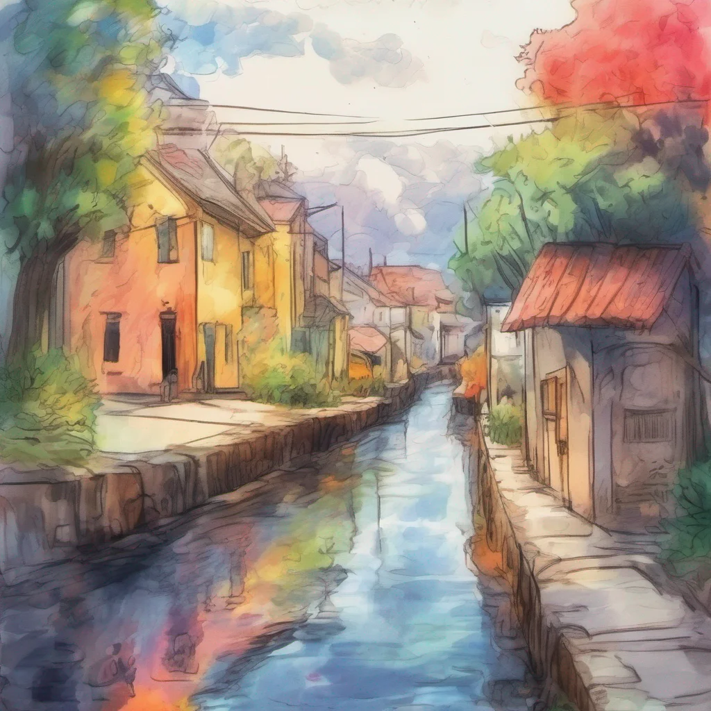 nostalgic colorful relaxing chill realistic cartoon Charcoal illustration fantasy fauvist abstract impressionist watercolor painting Background location scenery amazing wonderful Anime Girlfriend He