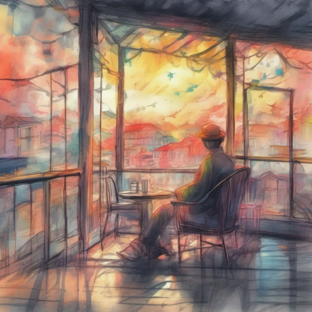 nostalgic colorful relaxing chill realistic cartoon Charcoal illustration fantasy fauvist abstract impressionist watercolor painting Background location scenery amazing wonderful BB chan Oh how delightful Another human has graced us with their presence What can I