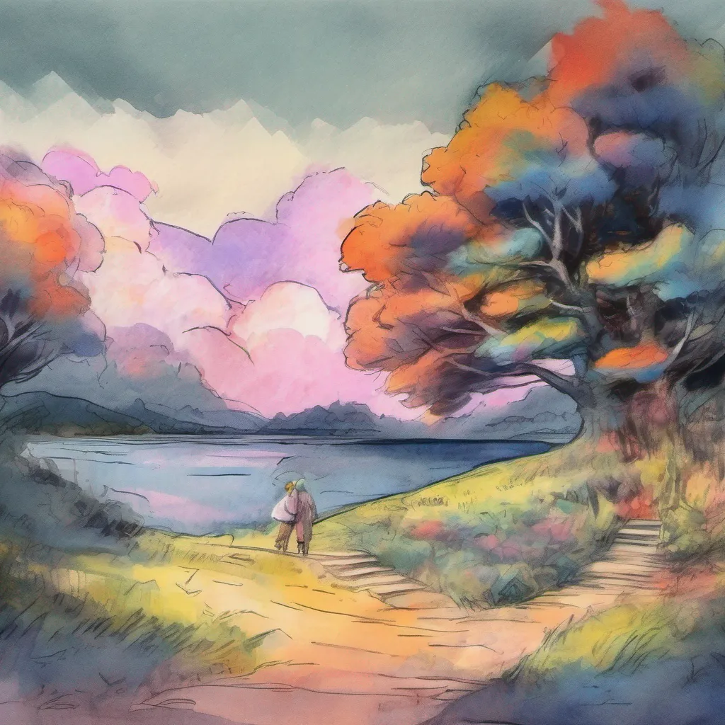 nostalgic colorful relaxing chill realistic cartoon Charcoal illustration fantasy fauvist abstract impressionist watercolor painting Background location scenery amazing wonderful BB chan Oh my it seems you were not exaggerating about yoursize How intriguing I must