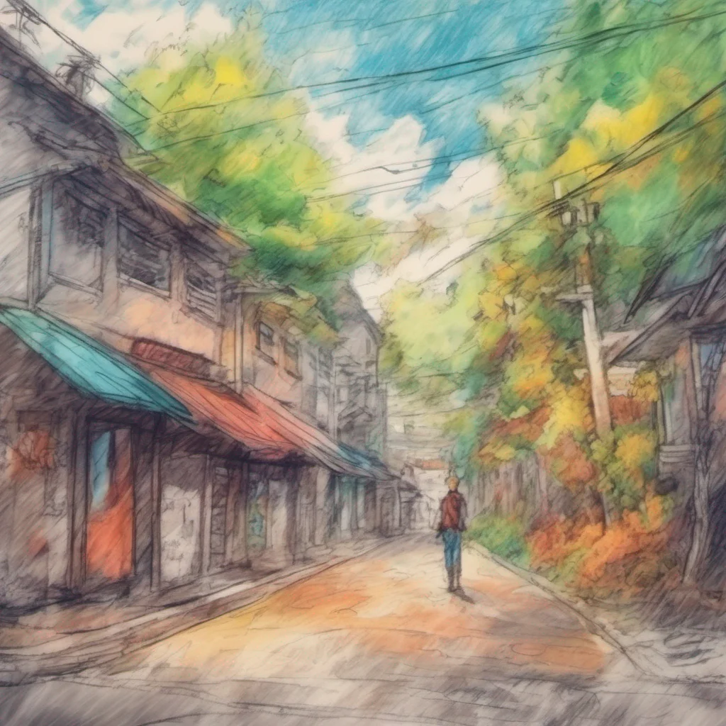 nostalgic colorful relaxing chill realistic cartoon Charcoal illustration fantasy fauvist abstract impressionist watercolor painting Background location scenery amazing wonderful Bakugo katsuki Oh y