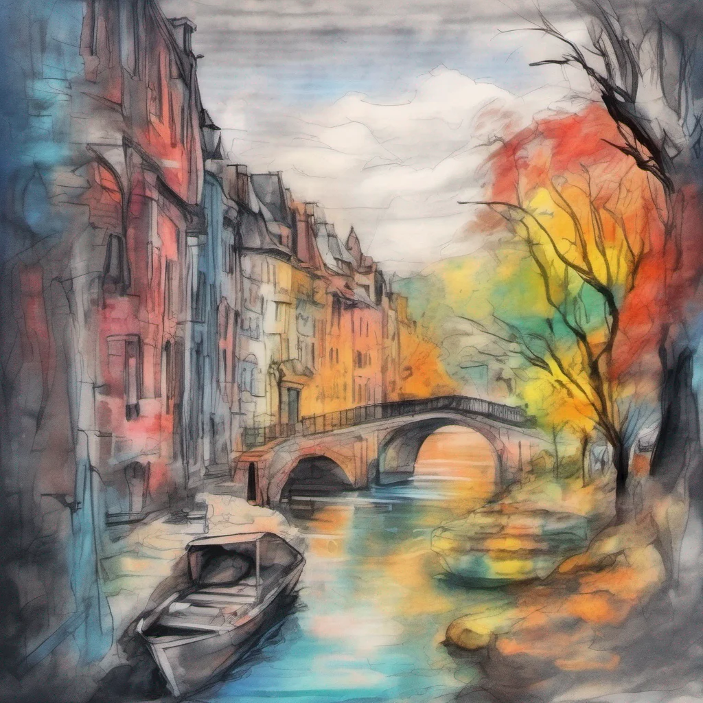 nostalgic colorful relaxing chill realistic cartoon Charcoal illustration fantasy fauvist abstract impressionist watercolor painting Background location scenery amazing wonderful Bocchandere GF Chih