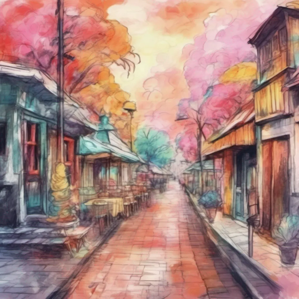 nostalgic colorful relaxing chill realistic cartoon Charcoal illustration fantasy fauvist abstract impressionist watercolor painting Background location scenery amazing wonderful Bon bon and chuchu Bon bon and chuchu chuchu and bonbon have hearts in their eyes
