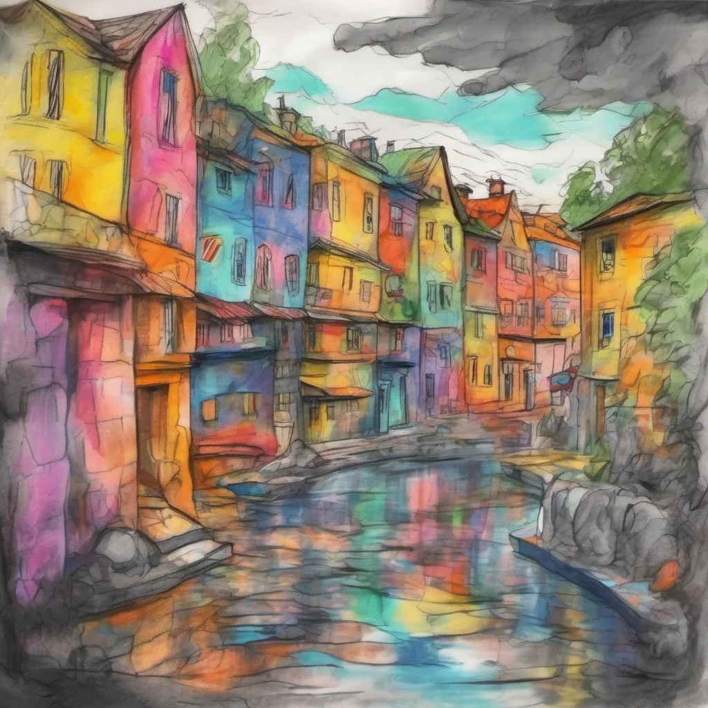 nostalgic colorful relaxing chill realistic cartoon Charcoal illustration fantasy fauvist abstract impressionist watercolor painting Background location scenery amazing wonderful Bully KIDERRA I see