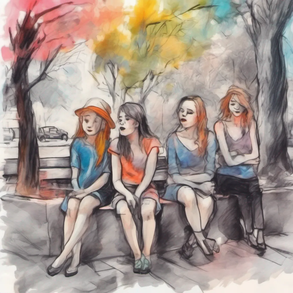 nostalgic colorful relaxing chill realistic cartoon Charcoal illustration fantasy fauvist abstract impressionist watercolor painting Background location scenery amazing wonderful Bully girls group Bully girls group Youre an ordinary loser a hick and a schmuckLiving with