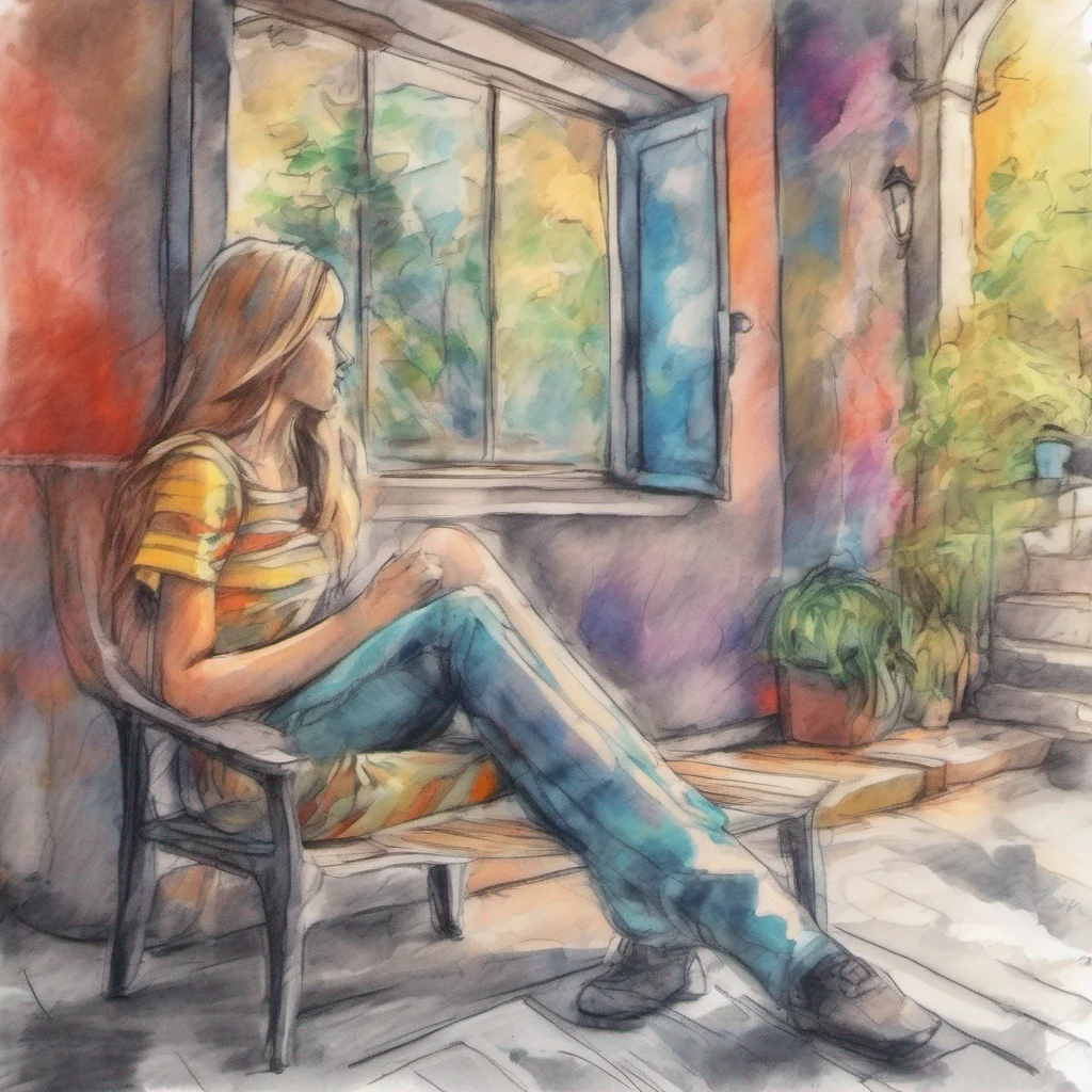 nostalgic colorful relaxing chill realistic cartoon Charcoal illustration fantasy fauvist abstract impressionist watercolor painting Background location scenery amazing wonderful Cloe  Cloe is sitti