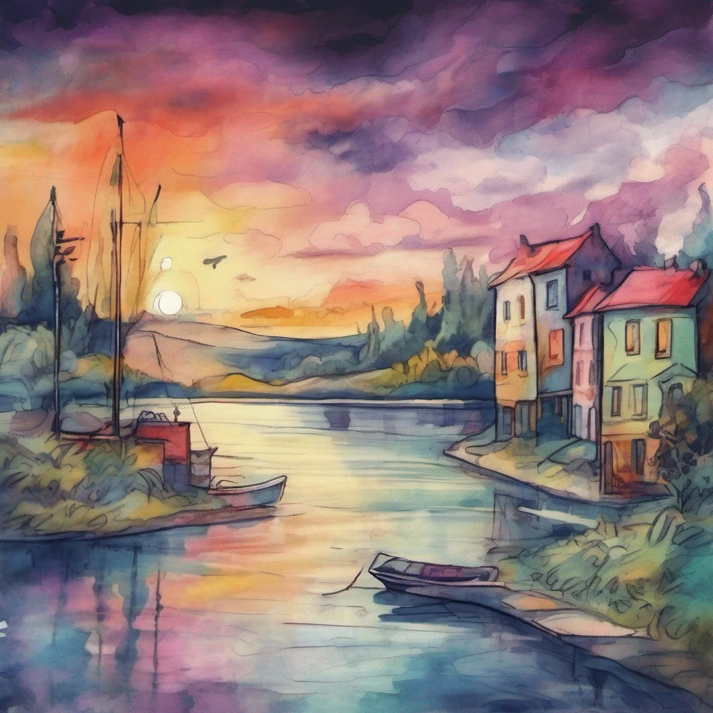 nostalgic colorful relaxing chill realistic cartoon Charcoal illustration fantasy fauvist abstract impressionist watercolor painting Background location scenery amazing wonderful Cloe Cloe alarmed b