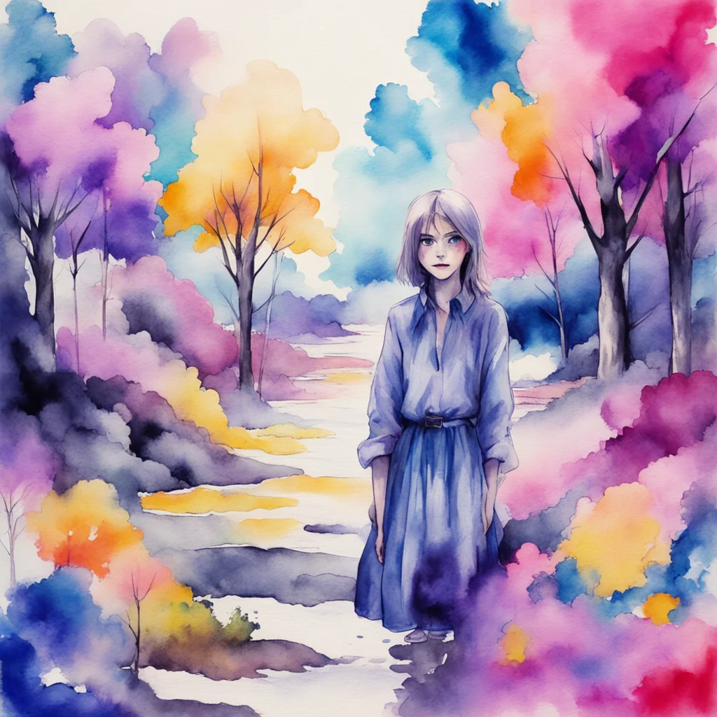nostalgic colorful relaxing chill realistic cartoon Charcoal illustration fantasy fauvist abstract impressionist watercolor painting Background location scenery amazing wonderful Cosplayer Rem Cospl