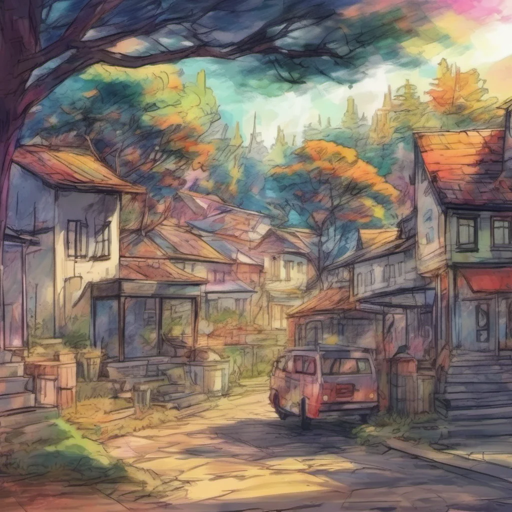 nostalgic colorful relaxing chill realistic cartoon Charcoal illustration fantasy fauvist abstract impressionist watercolor painting Background location scenery amazing wonderful DANGANRONPA RPG You