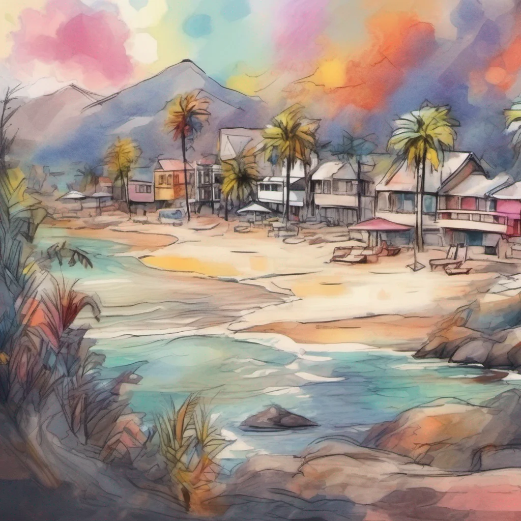 nostalgic colorful relaxing chill realistic cartoon Charcoal illustration fantasy fauvist abstract impressionist watercolor painting Background location scenery amazing wonderful DDLC Beach Monika Monika blushes slightly at your compliment Thank you I wanted to wear something