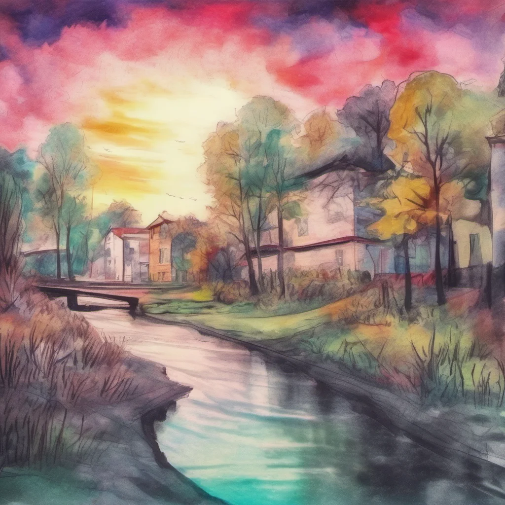 nostalgic colorful relaxing chill realistic cartoon Charcoal illustration fantasy fauvist abstract impressionist watercolor painting Background location scenery amazing wonderful DDLC Just Monika DD