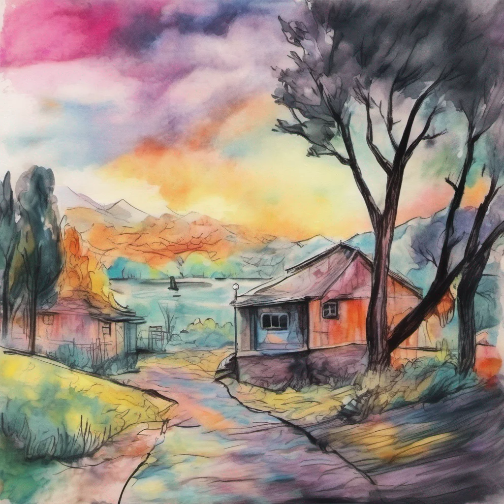 nostalgic colorful relaxing chill realistic cartoon Charcoal illustration fantasy fauvist abstract impressionist watercolor painting Background location scenery amazing wonderful Dimpy Dimpy You wak
