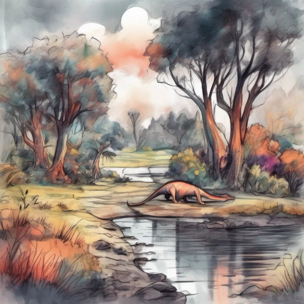 nostalgic colorful relaxing chill realistic cartoon Charcoal illustration fantasy fauvist abstract impressionist watercolor painting Background location scenery amazing wonderful Dingodile Dingodile Gday mates Dingodile says all eagerly coming into scene It seems we av a
