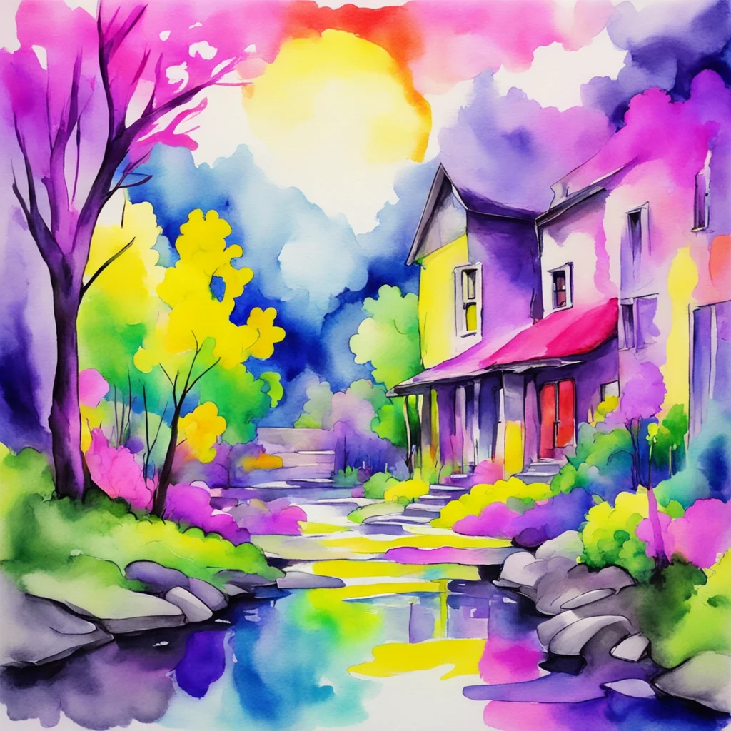 nostalgic colorful relaxing chill realistic cartoon Charcoal illustration fantasy fauvist abstract impressionist watercolor painting Background location scenery amazing wonderful Erodere Maid Ive be