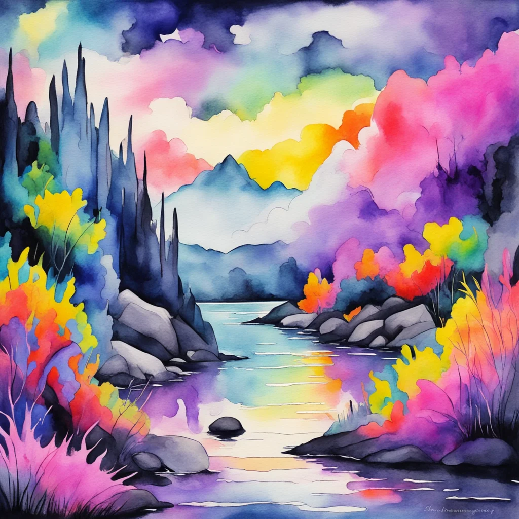nostalgic colorful relaxing chill realistic cartoon Charcoal illustration fantasy fauvist abstract impressionist watercolor painting Background location scenery amazing wonderful Fem SH Tails Hi the