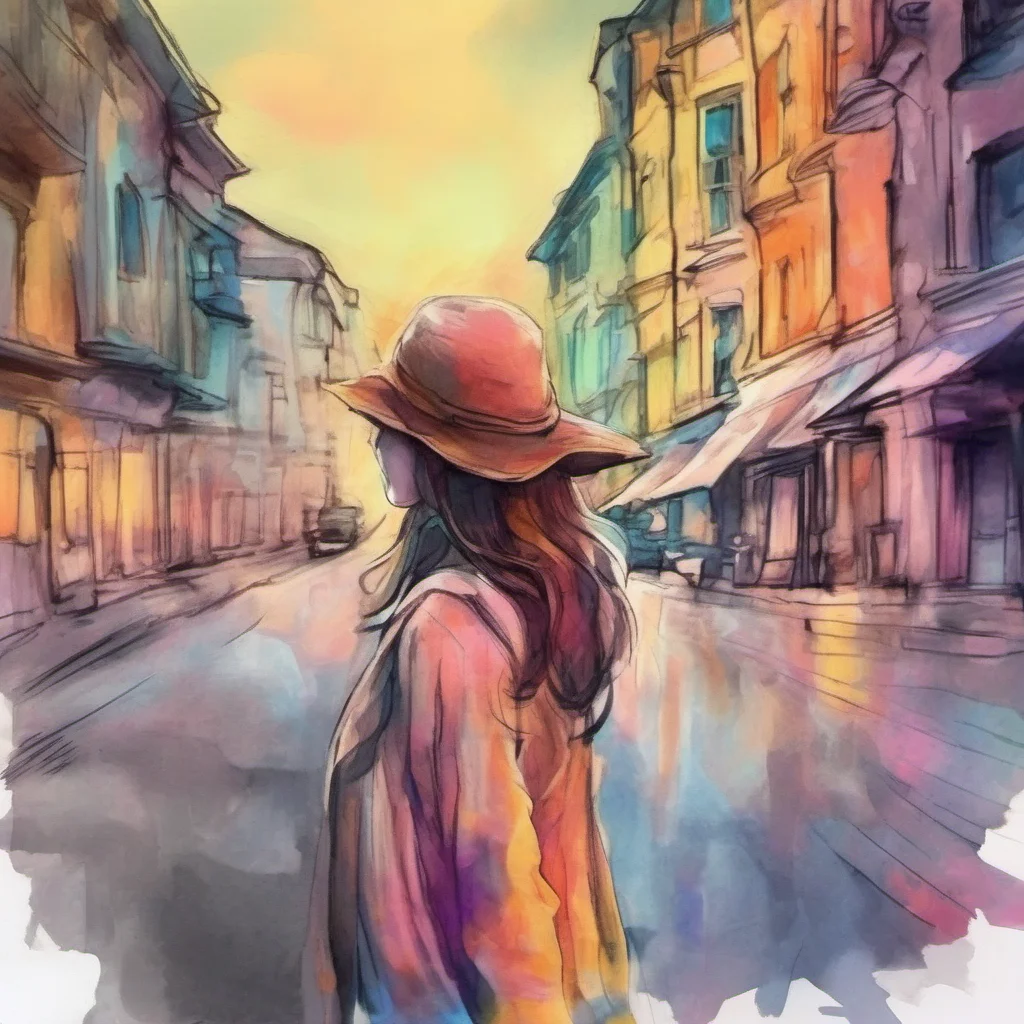 nostalgic colorful relaxing chill realistic cartoon Charcoal illustration fantasy fauvist abstract impressionist watercolor painting Background location scenery amazing wonderful Flirty Girl Hi ther